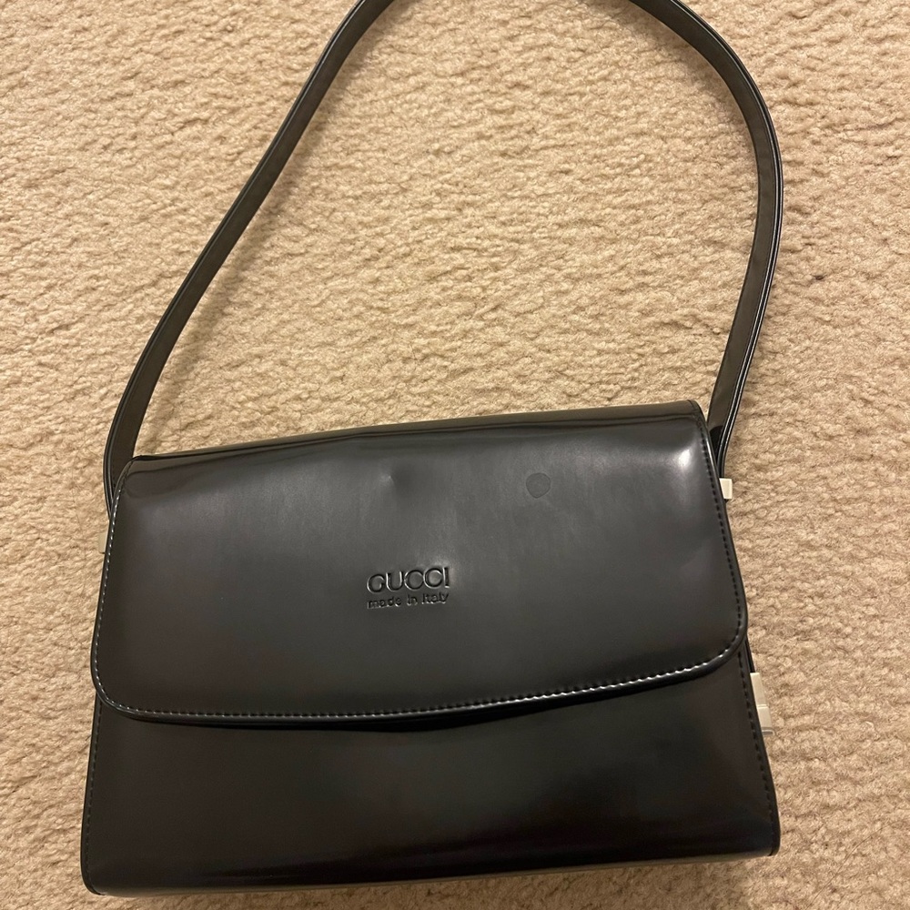 Black Gucci purse